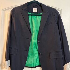 GAP Black Blazer with Green Lining